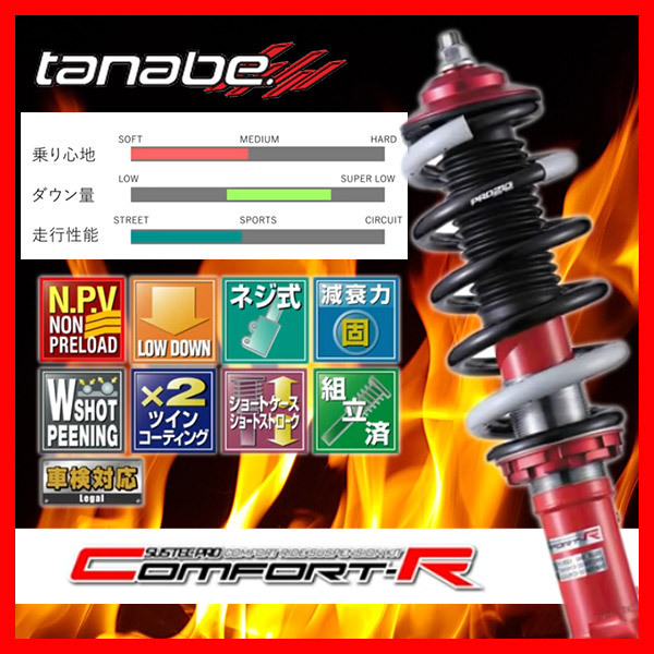 TANABE CR 車高調 ウェイク LA700S 2014/11～ CRLA700SK サスペンションキット（一式）