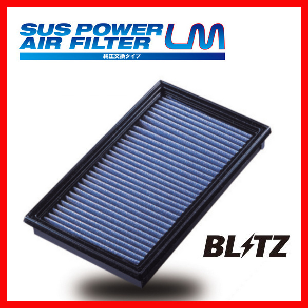 BLITZ ブリッツ サスパワー エアフィルター LM 純正交換タイプ ランサーエボリューションワゴン CT9W 2006/08- 59521_画像1