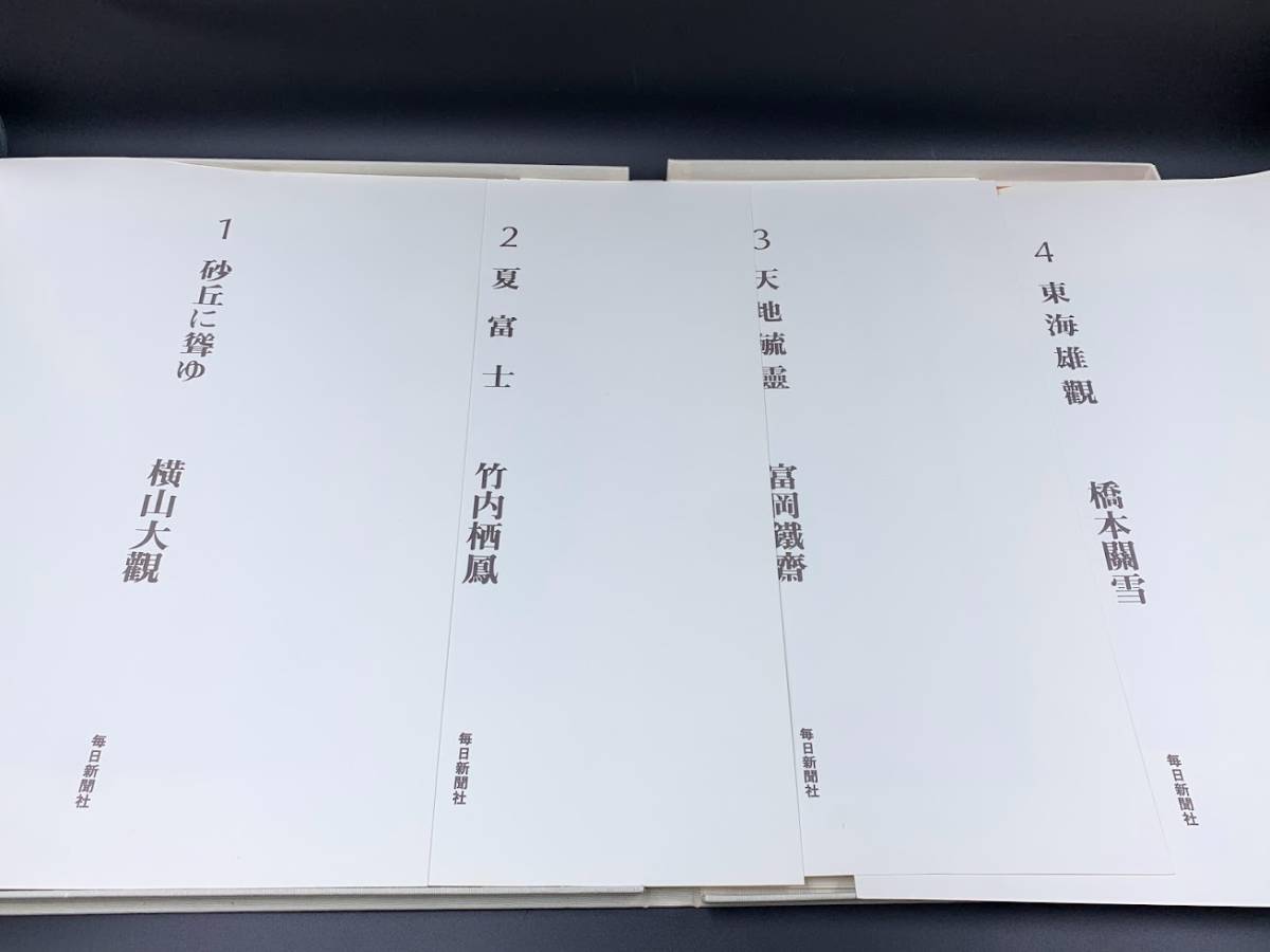 【 額装用画集 富士 昭和52年 】毎日新聞社 12作品_画像3