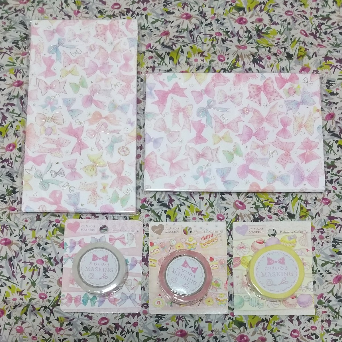 たけいみき マスキングテープ & エンベロープ セット 5点セット