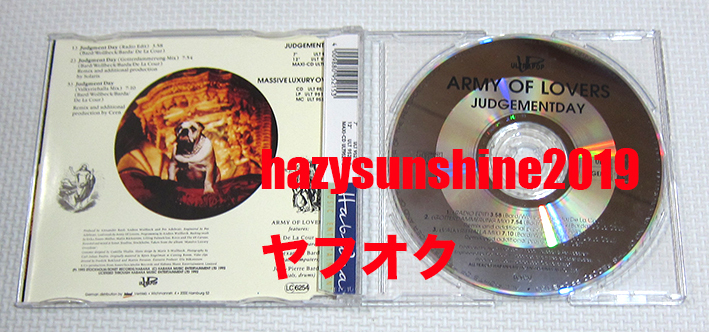アーミー・オブ・ラヴァーズ ARMY OF LOVERS 3 TRACK CD JUDGEMENT DAY MASSIVE LUXURY OVERDOSE_画像2