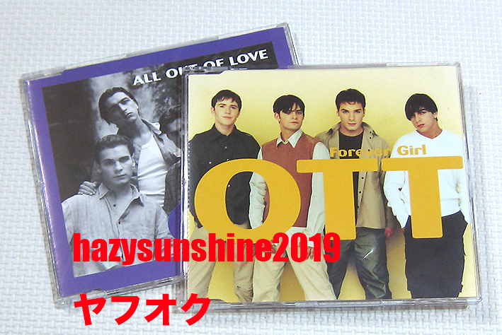 OTT CD SINGLE CDS SNGLE シングル 2枚 FOREVER GIRL & ALL OUT OF LOVE BOYBAND MIX_画像1