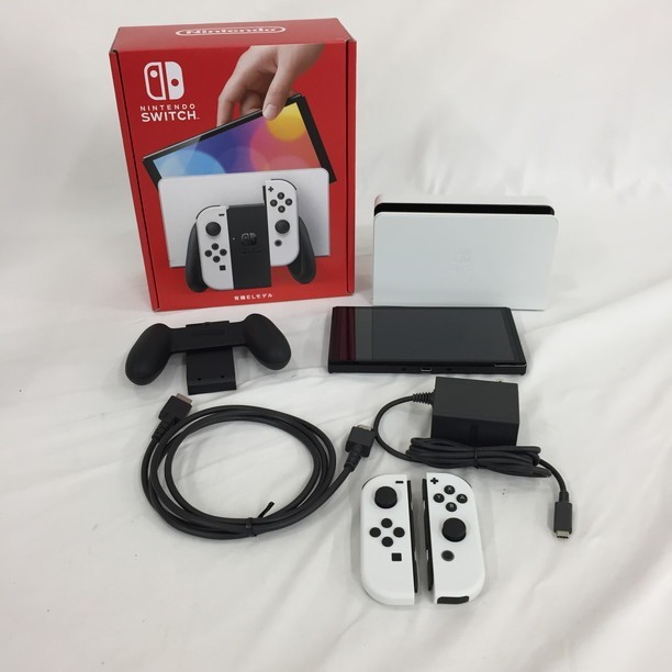 【1325149】Nintendo Switch 有機ELモデル ホワイト 付属品 箱付き 通電確認済み