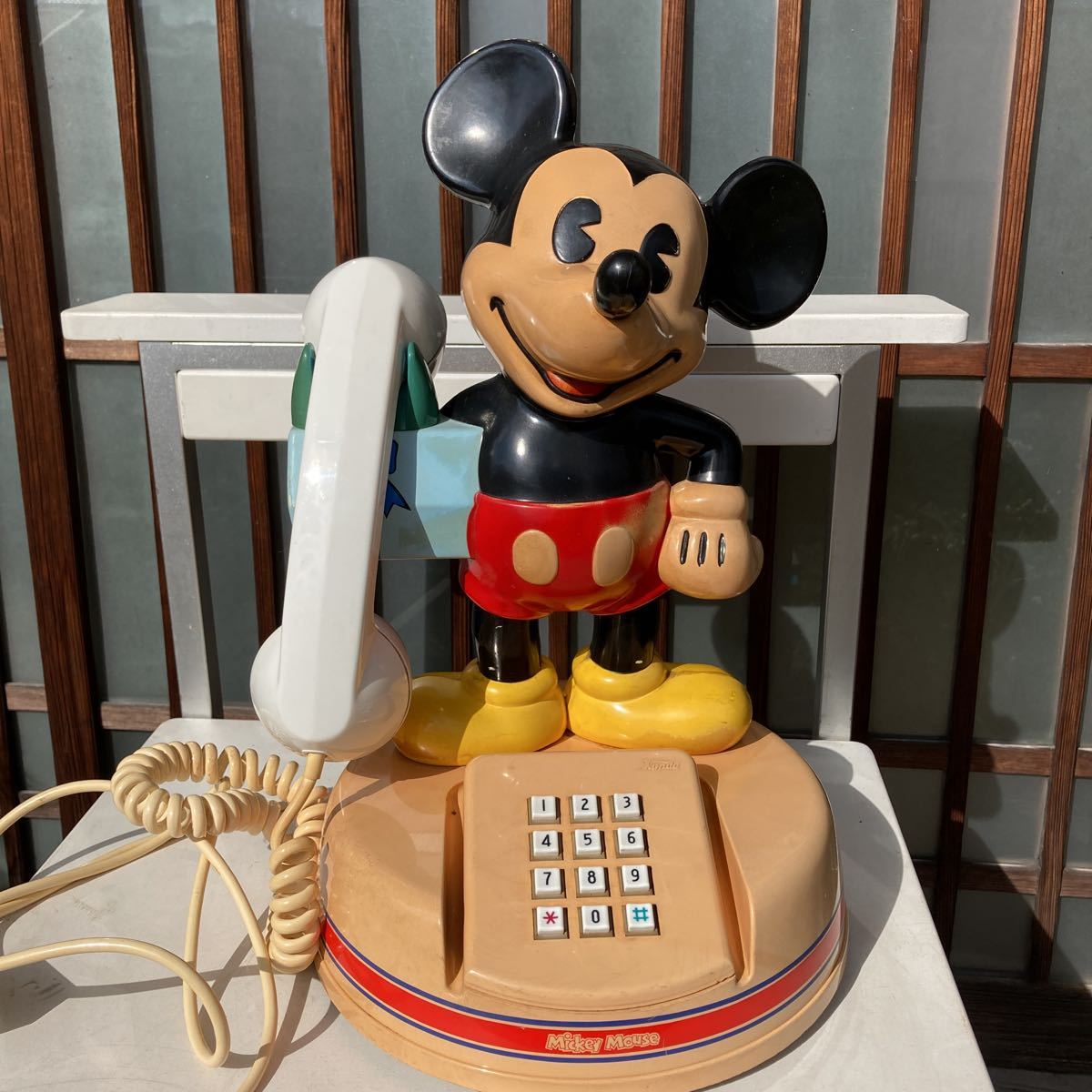 昭和レトロ ミッキーマウス 電話機 Mickey 神田通信工業 ディズニー DK 