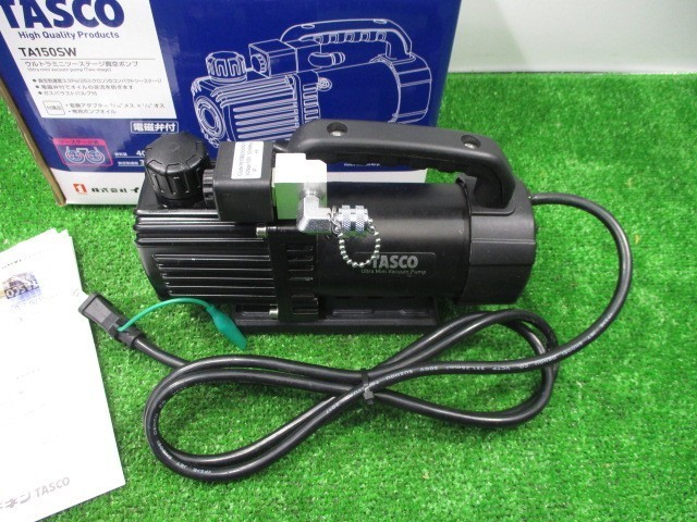 30%OFF】 きれいな品☆イチネン TASCO オイル逆流防止弁付ウルトラミニツーステージ真空ポンプ TA150SW 通電確認のみの品 中古品 - ポンプ - hlt.no 30%OFF】 きれいな品☆イチネン TASCO オイル逆流防止弁付ウルトラミニツーステージ真空ポンプ TA150SW 通電確認のみの品 中古品 - ポンプ - hlt.no