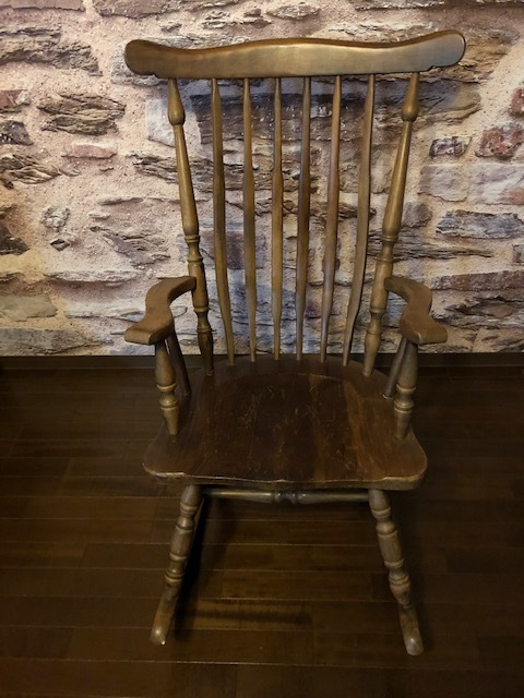 SHIN LEE WOODEN ROCKING CHAIR シンリー ヴィンテージ ロッキング