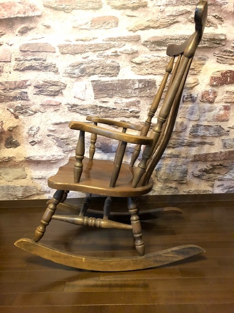 SHIN LEE WOODEN ROCKING CHAIRsin Lee Vintage кресло-качалка SL из дерева стул античный arm стул .. стул интерьер 