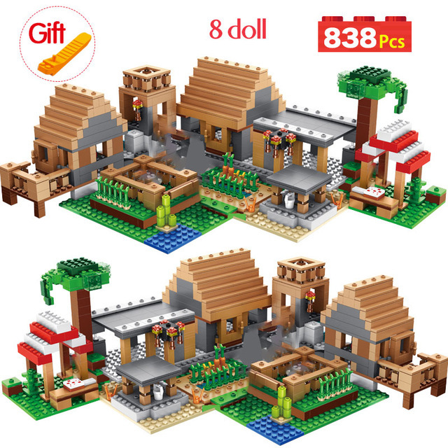 ブロック互換 レゴ 互換品 マイクラレゴの村 The Village 21128 相当 