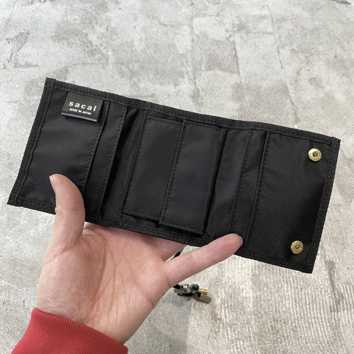 Yahoo!オークション - 新品 Sacai x Porter Trifold Wallet Yahoo!オークション - 新品 Sacai x Porter Trifold Wallet