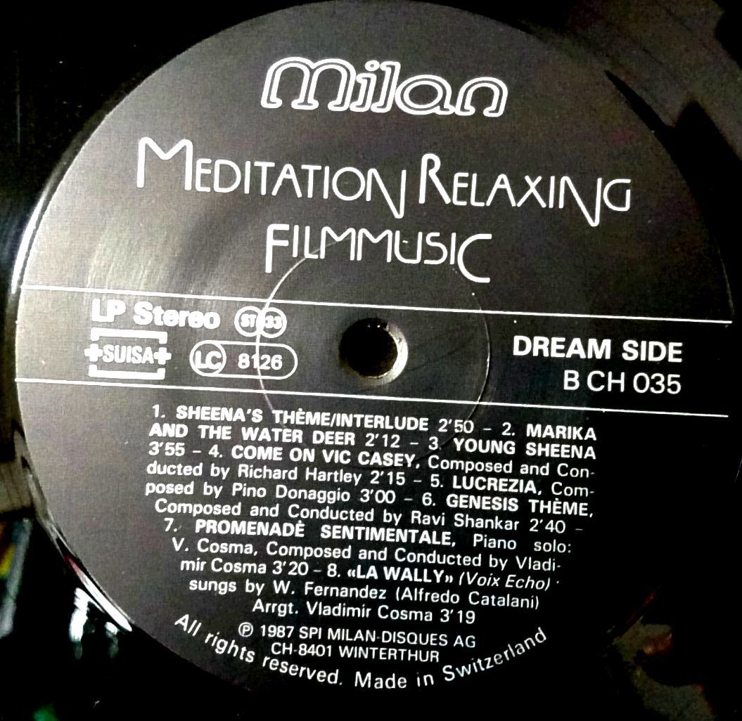 MEDITATION RELAXING FILMMUSIC フランス盤 ★ニューエイジ ヒーリング★アナログ[185RP]_画像5