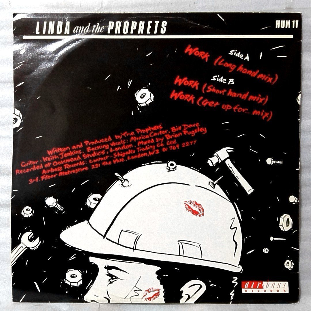 ★★LINDA & THE PROPHETS WORK ★1984年リリース UK盤 アナログ盤 [3924RP_画像2