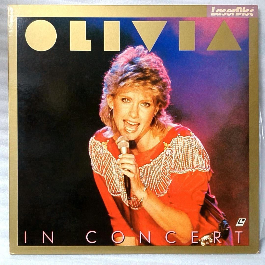 LD OLIVIA NEWTON JOHN IN CONCERT★ポスター付★レーザーディスク 2枚組 [1811RP