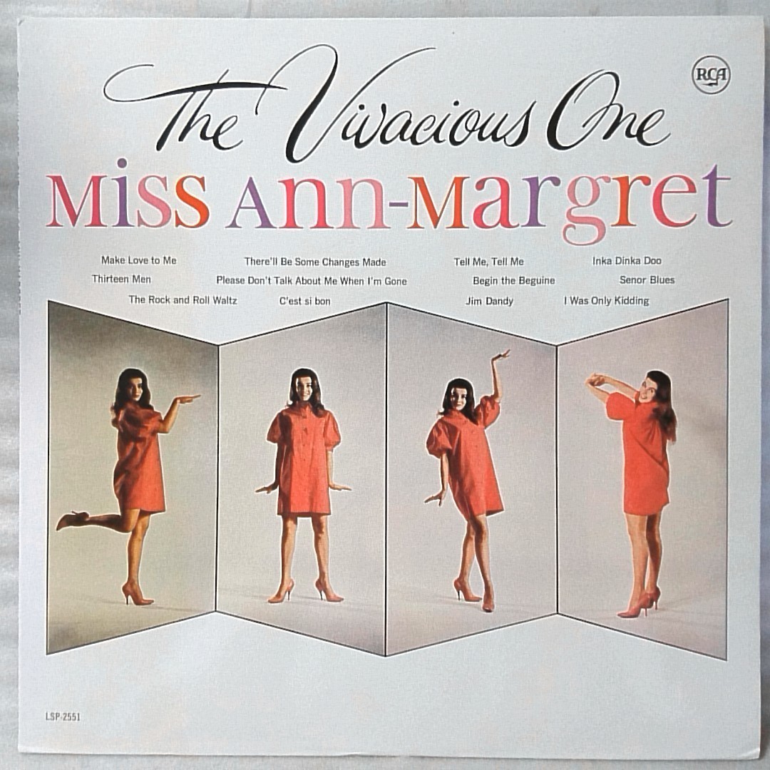 ★★アンマーグレット MISS ANN MARGRET THE VIVACIOUS ONE ★ US盤 日本語帯付 アナログ盤 [2793RP_画像1