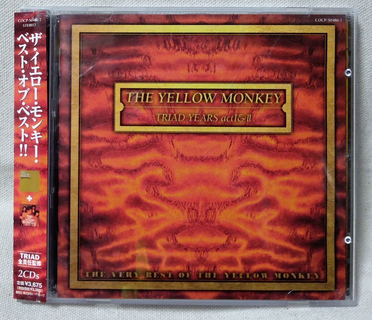 THE YELLOW MONKEY TRIAD YEARS ACT&2 ★ TRIADレーベル ベスト盤 / CD2枚組 [6365CDN_画像1