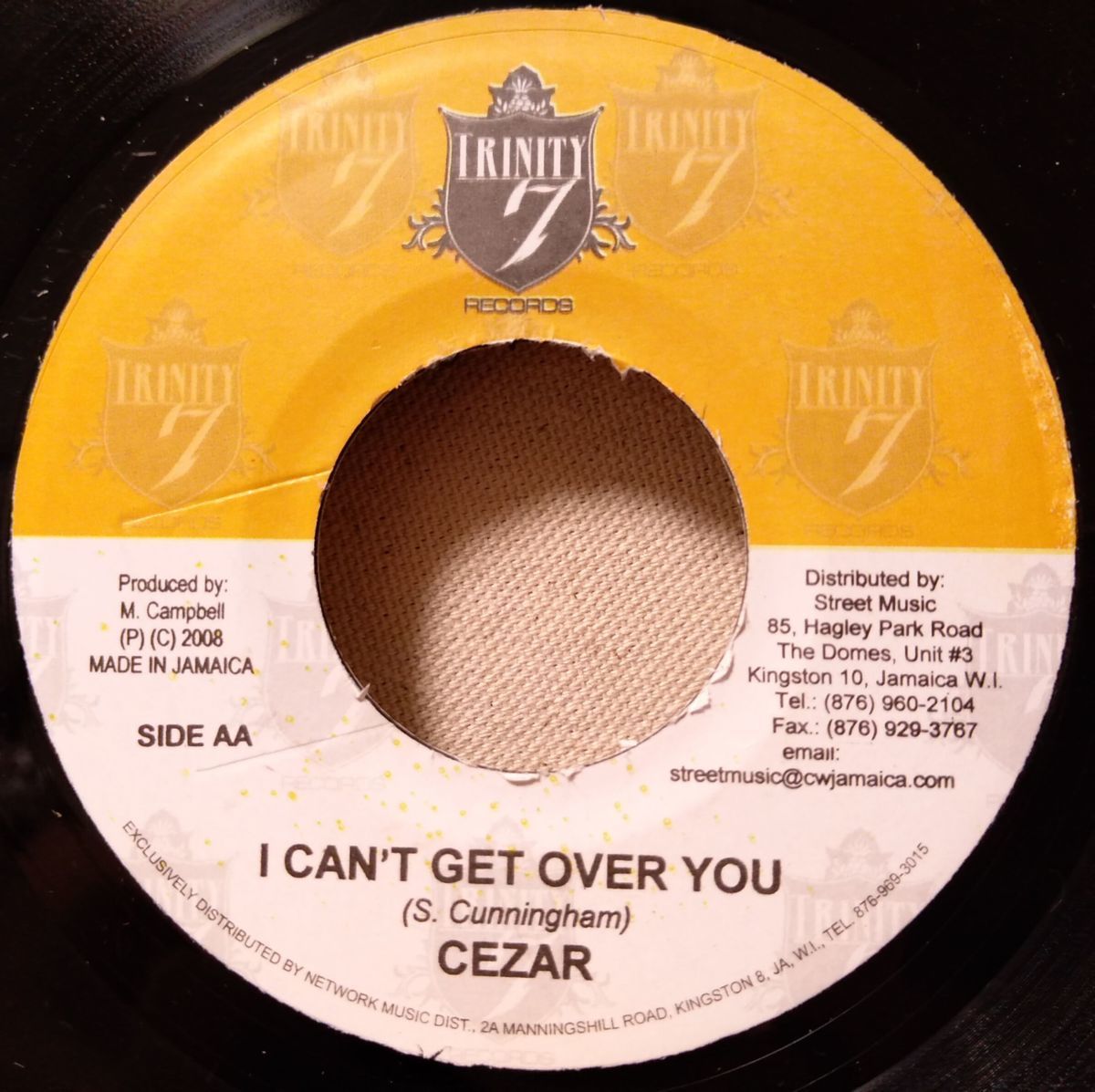 SIZZLA ENCORE / CEZAR I CAN'T OVER YOU ★ レゲエ ★7インチレコード[6919EP_画像2