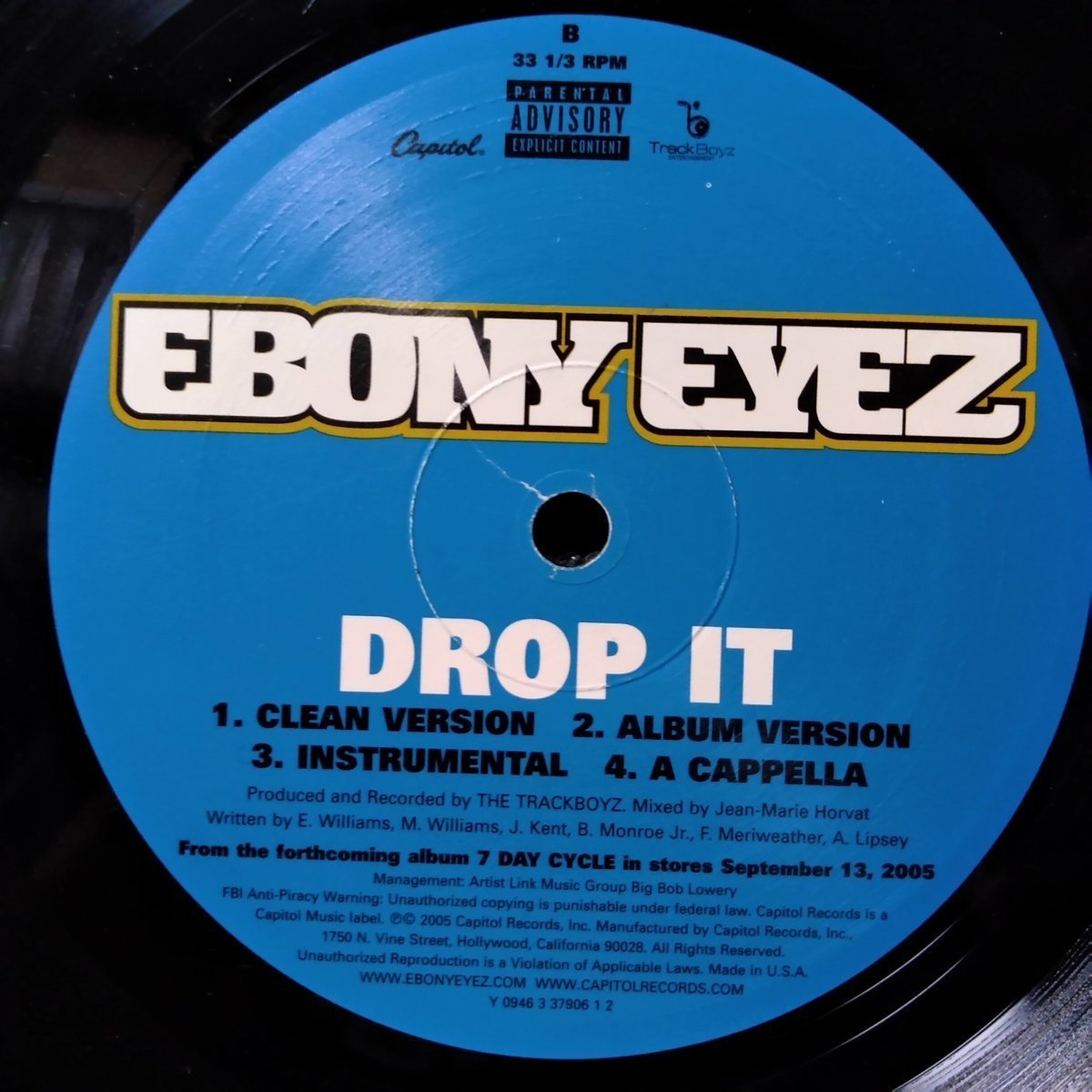 EBONY EYEZ TAKE ME BACK 2005年リリース 12インチ アナログ盤 [9169RP_画像3