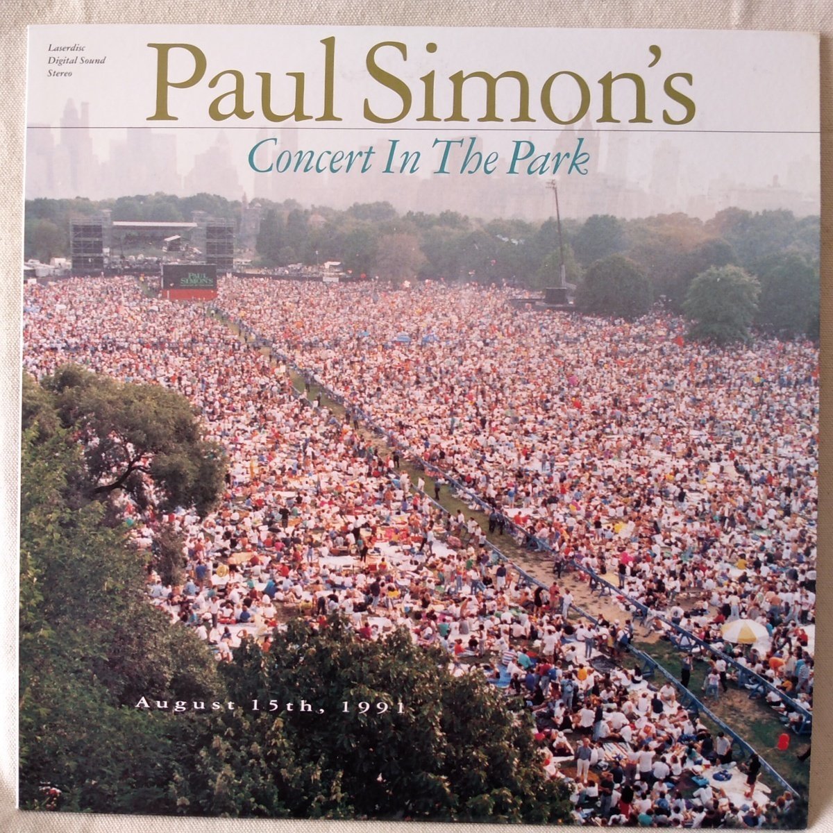 LD PAUL SIMON CONCERT IN THE PARK ★ 全22曲収録 ★ レーザーディスク[6910RP_画像1