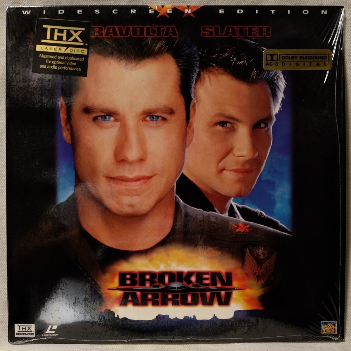 LD 映画 BROKEN ARROW ★ 輸入盤 ★ シュリンク付 ★ レーザーディスク[8695RP_画像1