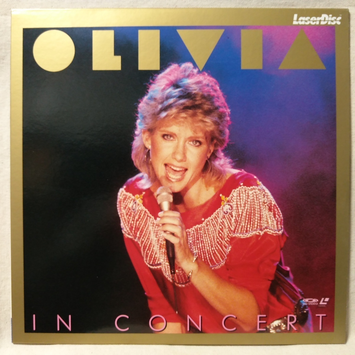 LD オリヴィアニュートンジョン OLIVIA NEWTON JOHN IN CONCERT★ 1982年リリース ライブ収録 ★レーザーディスク[9782RP_画像1