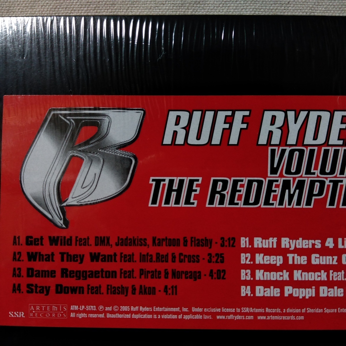 RUFF RIDERS VOL.4 THE REDEMPTION ★ US盤 アルバム 全8曲収録 アナログ盤 [6787RP_画像2