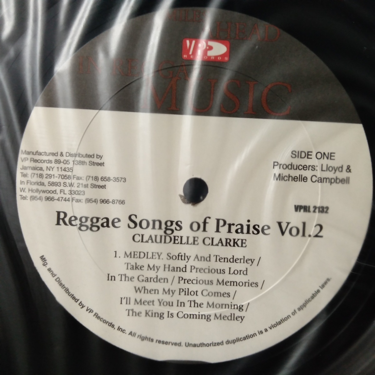 CLAUDELLE CLARKE REGGAE SONG OF PRAISE VOL.2 ★ US盤 シュリンク付 ★ アナログ盤 [8811RP_画像4