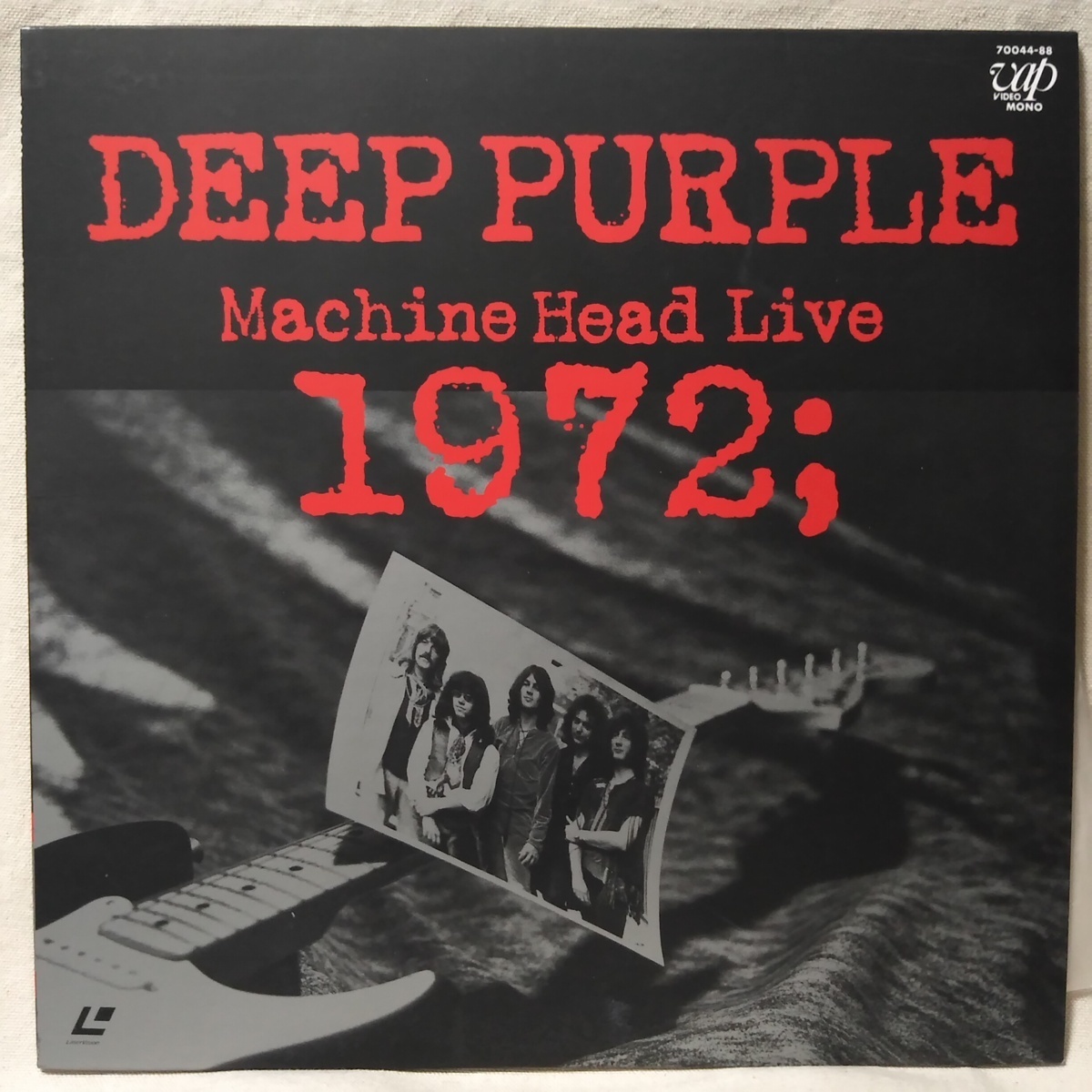 LD DEEP PURPLE MACHINE HEAD LIVE 1972 ★ 1972年 デンマークライブ収録! ★レーザーディスク[9121RPの画像1