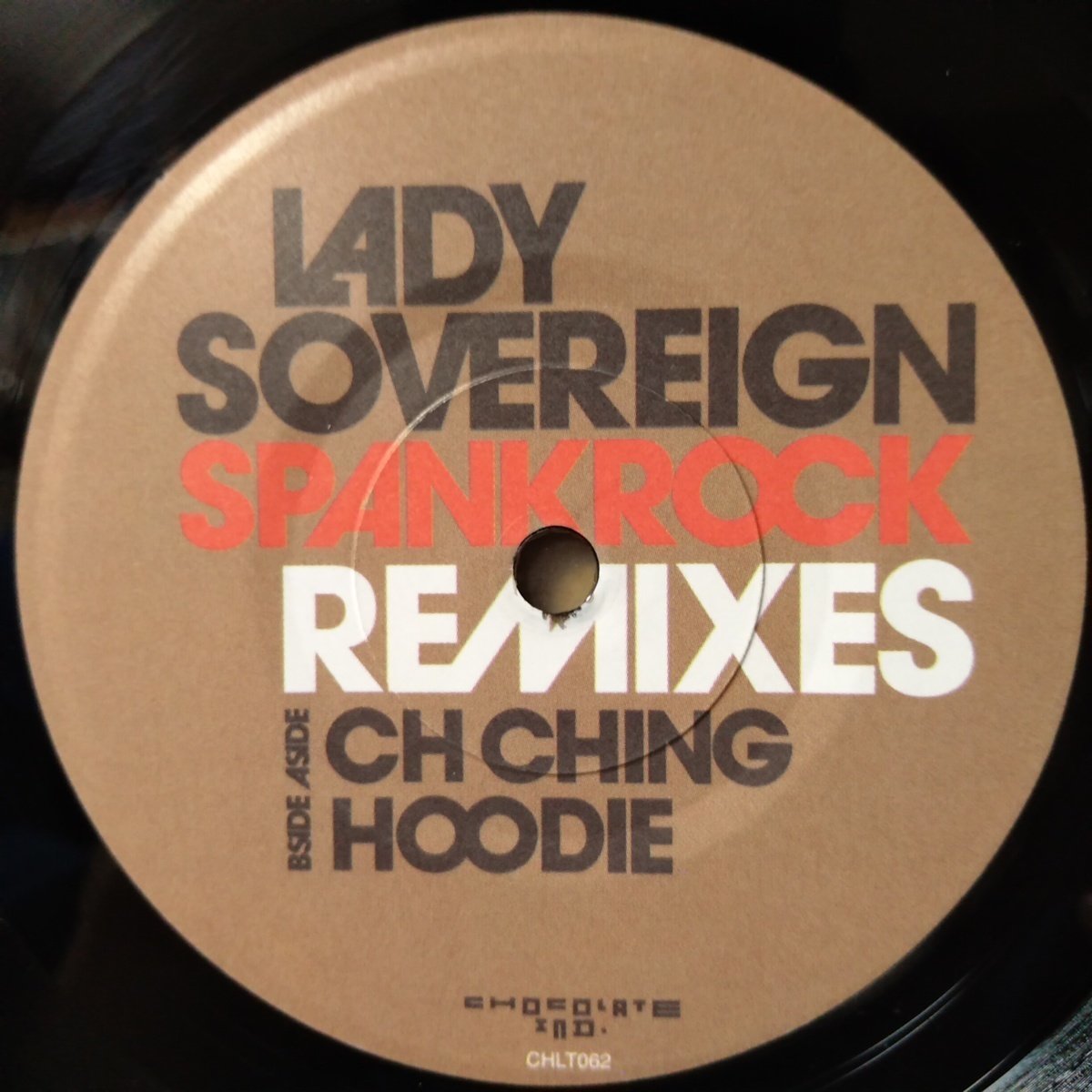 LADY SOVEREIGN CH CHING / HOODIE ★ SPANKROCK REMIX 収録!! ★ 7インチ[7236RP_画像4