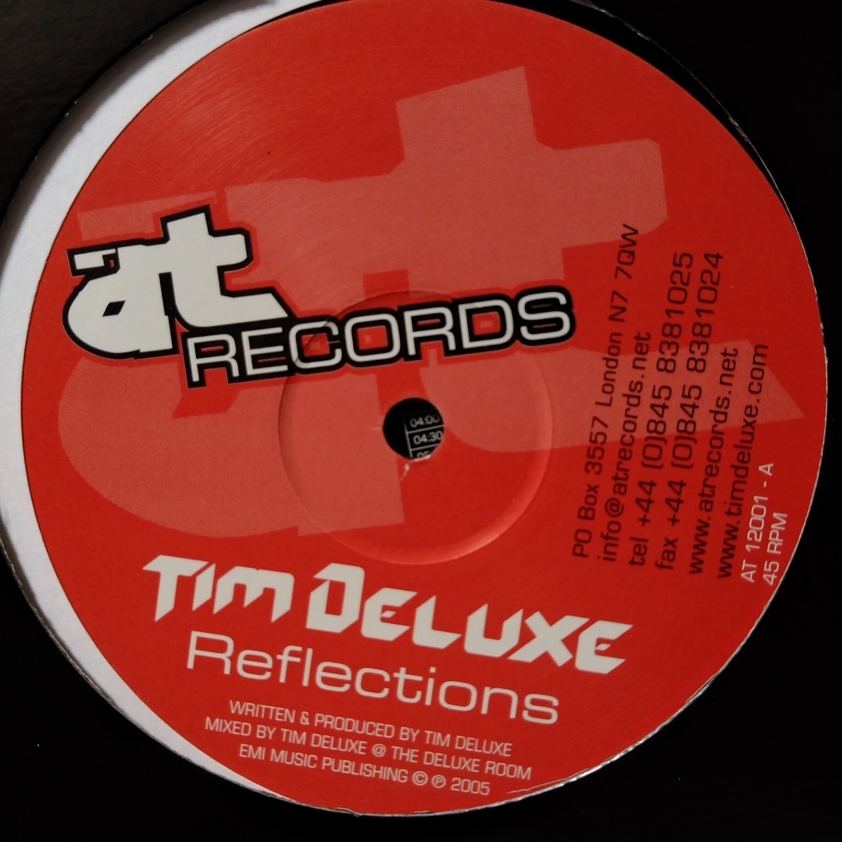 TIM DELUXE REFLECTIONS★12インチ UK盤★ アナログ盤 [9838RP_画像3