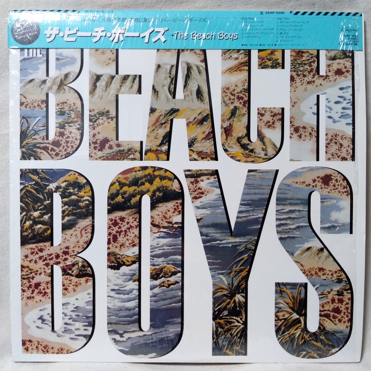 ザ ビーチボーイズ THE BEACH BOYS★ シュリンク・帯・ステッカー付 ★ アナログ盤 [8988RP_画像1