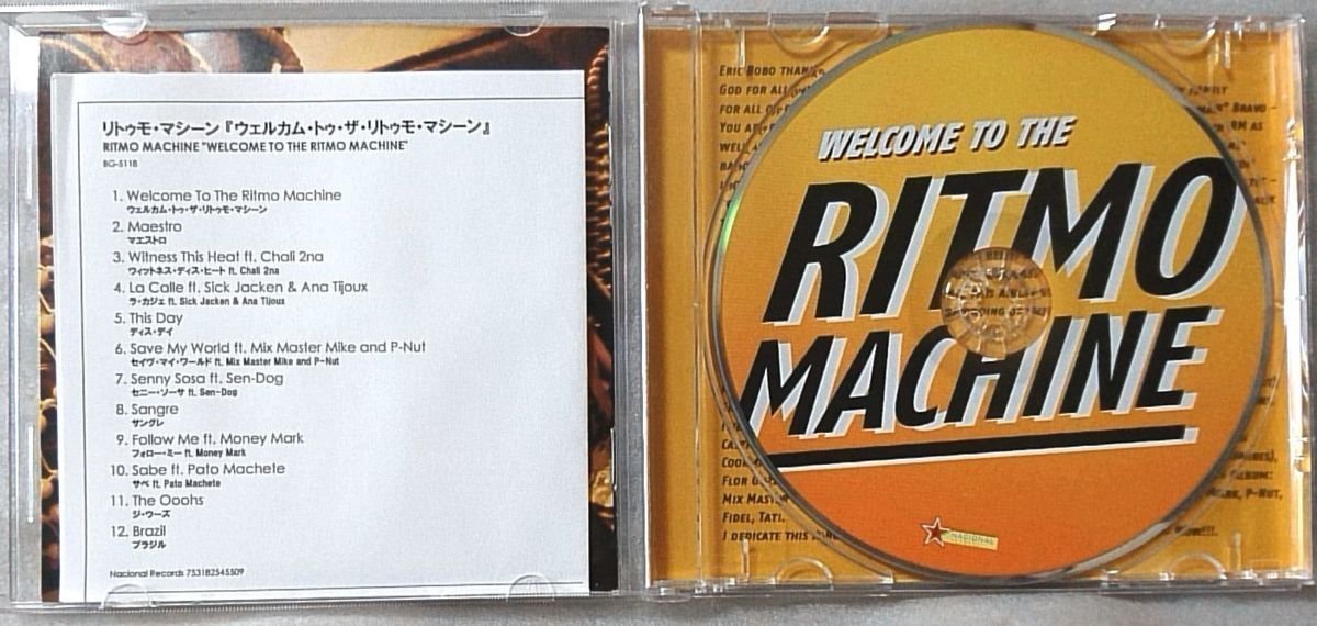 リトゥモマシーン WELCOME TO THE RITMO MACHINE ★ ラテン～ブレイクビーツ～ヒップホップ / CD [4280CDN-AM_画像4