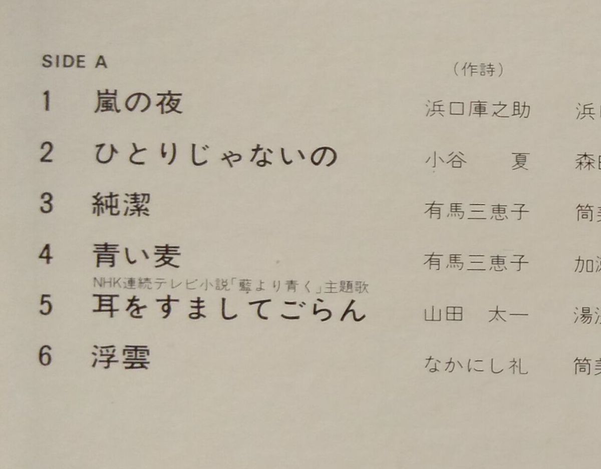 V.A ゴールデンヒットポップス 12 VOL.2 ★ 伊丹幸雄 / 坂本スミ子 / 奈良富士子 / チューインガム / 大信田礼子 etc★アナログ盤 [5659RP_画像5