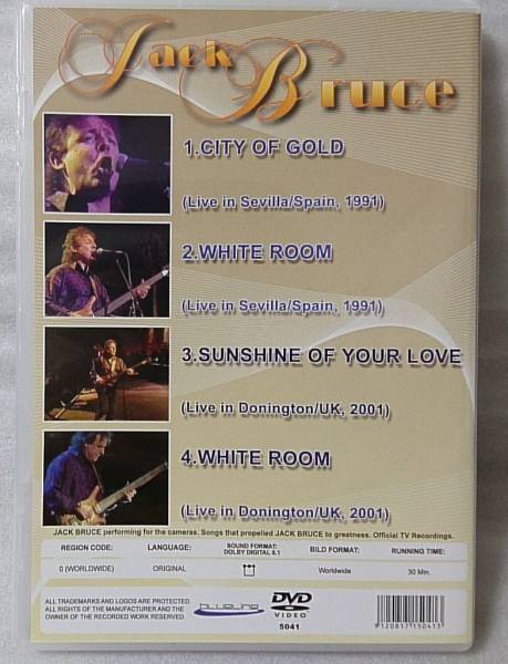 JACK BRUCE CITY OF GOLD LIVE PERFORMASNCES★WHITE ROOM 他★リージョンフリー[71Y_画像2