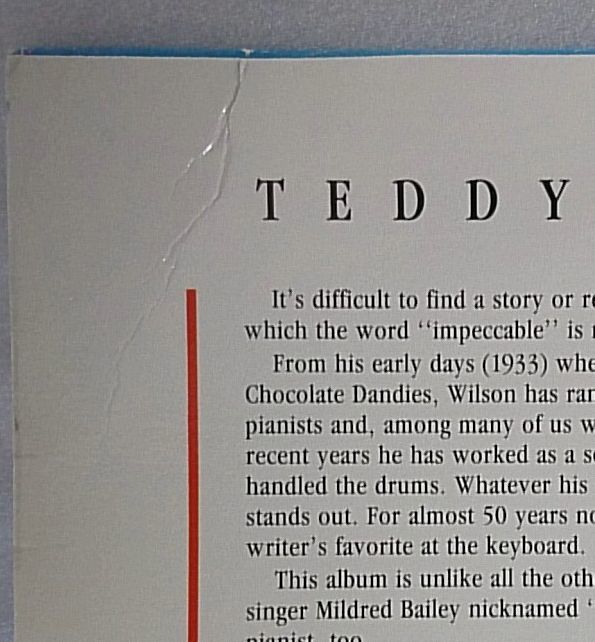 ★★TEDDY WILSON INTO THE SKY★US盤 ★アナログ[149MP_画像3