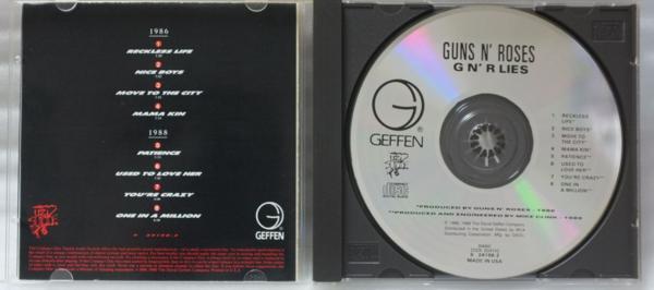 GUNS N' ROSES R LIES☆US盤[892Q G N' ロック、ポップス（洋楽