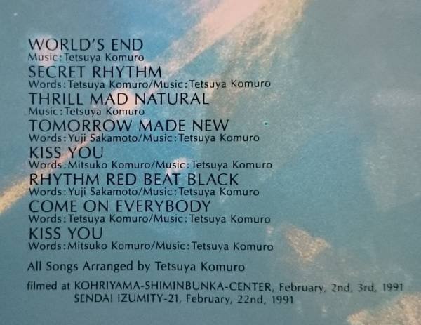 ★★LD TM NETWORK WORLD'S END 1 RYHTHM RED LIVE★[702FP***_画像3