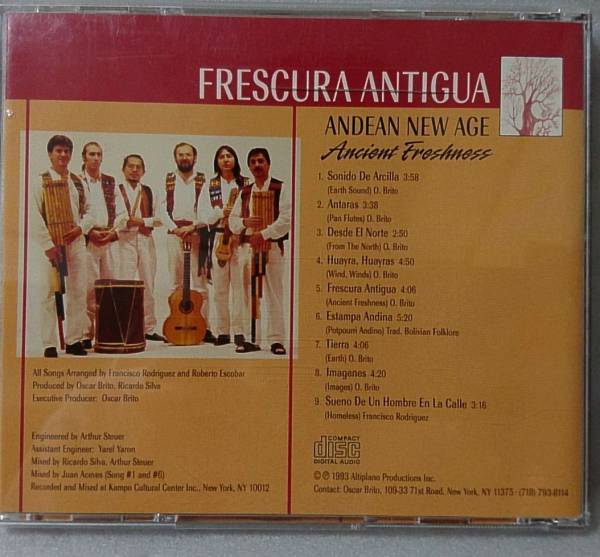FRESCURA ANTIGUA ANDEAN NEW AGE★南米音楽[343Yの画像2
