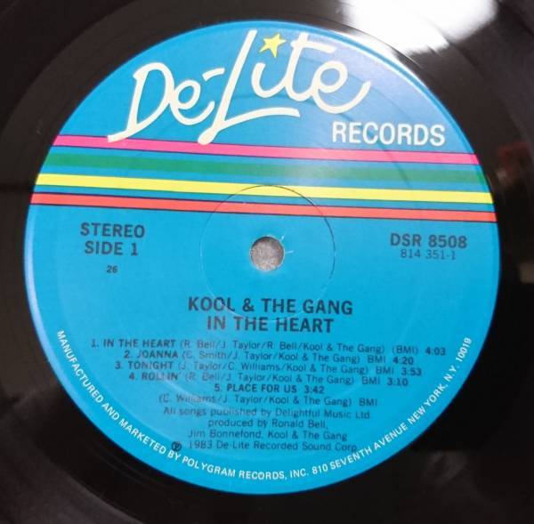 ★★KOOL & THE GANG IN THE HEART★1983 US オリジナル盤[168HP_画像4