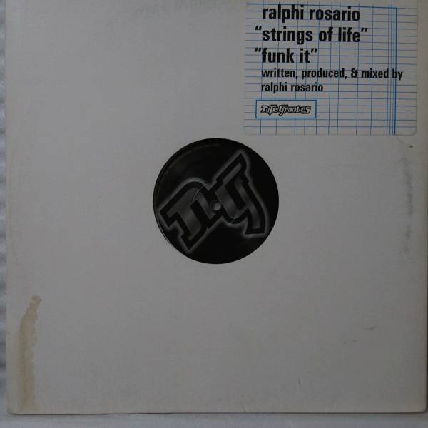 Ralphi Rosario Strings Of Life / Funk It [914JP-A_画像1