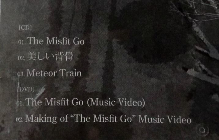 OLDCODEX MISFIT GO★初回限定盤 CD+DVD 2013年リリース マキシシングル[1357CDN_画像3