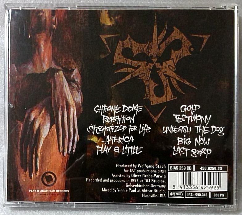 CHANNEL ZERO STIGMATIZED FOR LIFE★ ベルギー産ヘヴィメタ ★1993年リリース ★CD [1431CDN_画像2