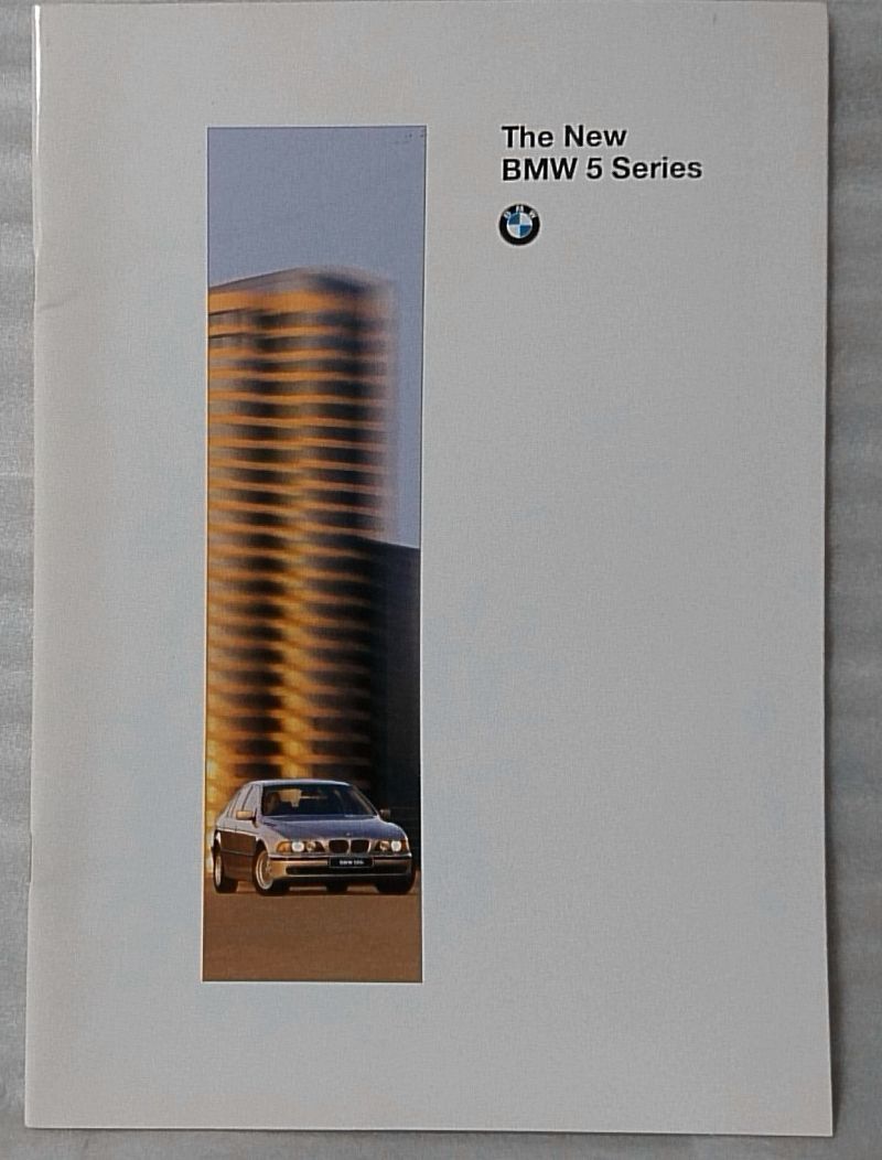 THE NEW BMW 5 SERIES ★ 外車 BMW カタログ 1996年7月版 プライス&オプション チラシ付 ★中型本】[1294BO_画像2