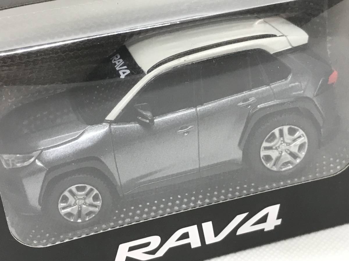ARトヨタ RAV4 ADVENTURE アドベンチャー 非売品 プルバックカー 全長約105mm ツートーン アッシュグレーメタリック×グレーメタリック 2QX_画像5