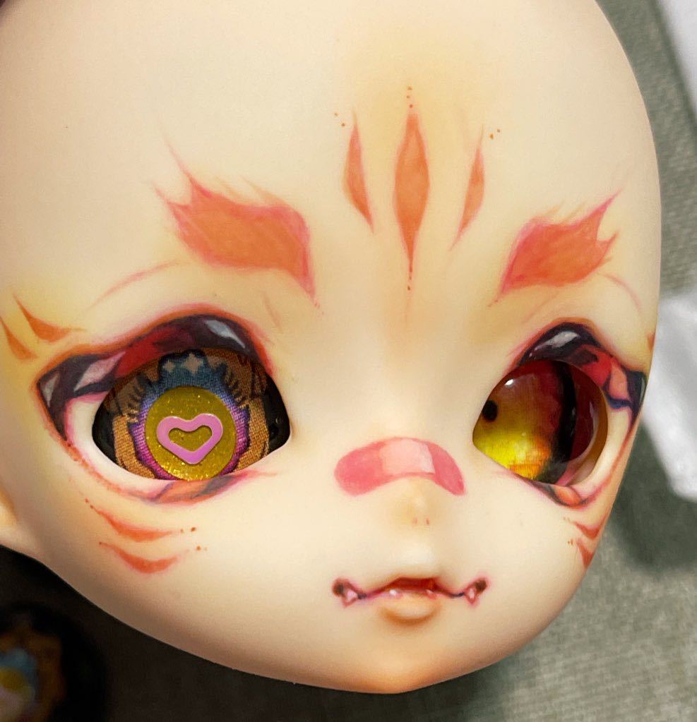 ハルモニアブルーム メイクカスタムヘッド(おまけアイ2種付き)(難あり)blooming doll(Head)_画像9