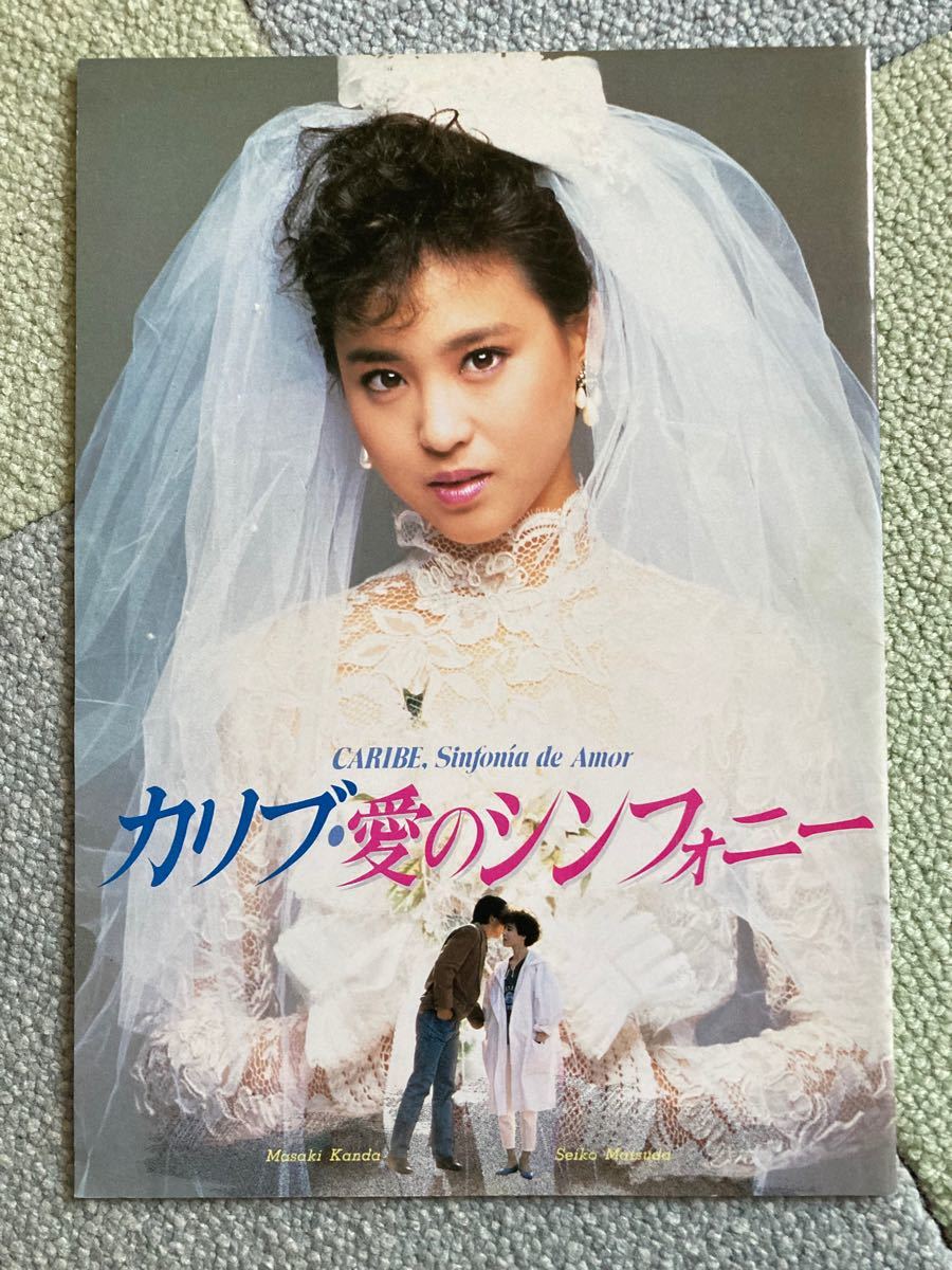 映画パンフレット　カリブ愛のシンフォニー　　　　松田聖子　神田正輝