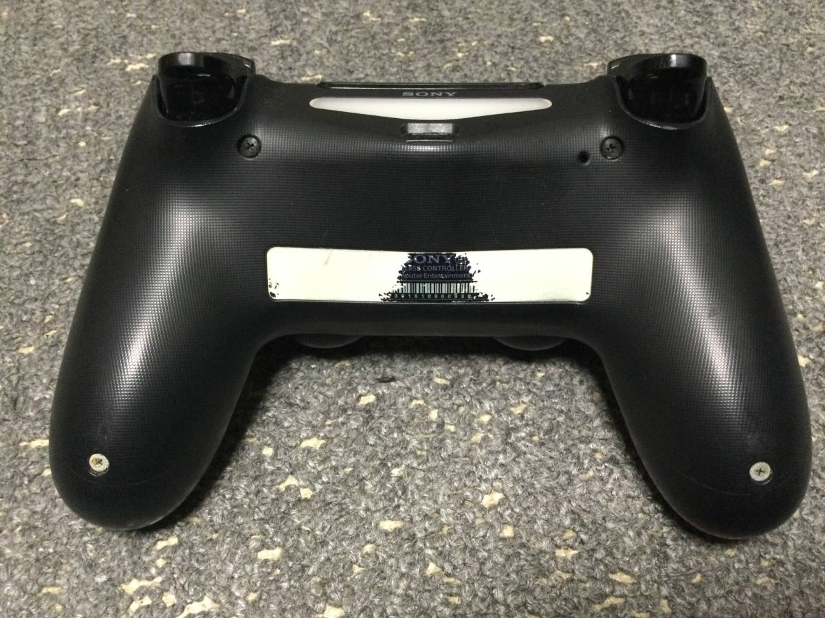 (中古）SONY PS4 ワイヤレスコントローラー DUALSHOCK4 CUH-ZCT1 ジェット・ブラック(送料無料)