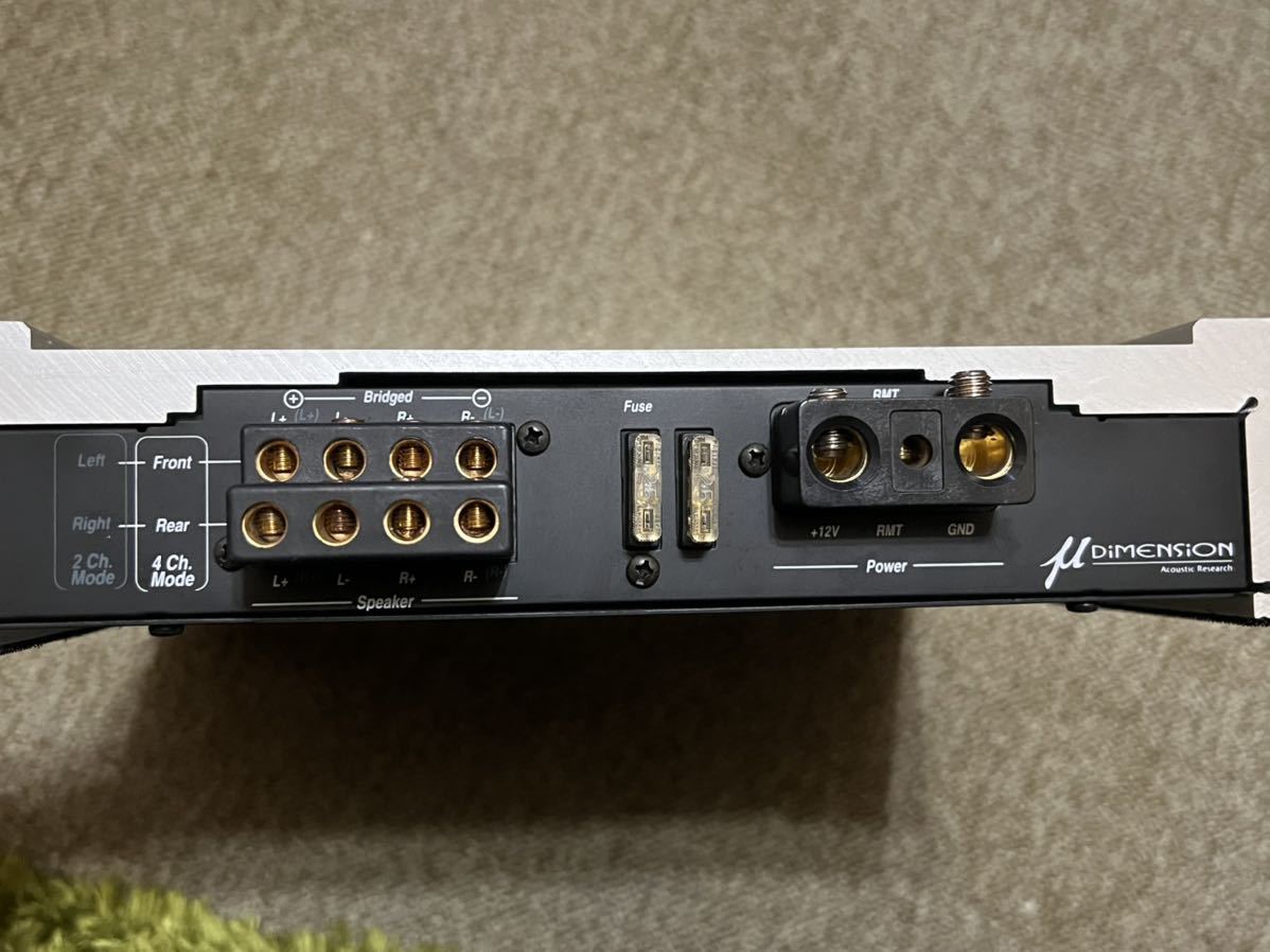 μ-dimension prox500 24comp 4ch パワーアンプ アコースティック μ-dimension prox500 24comp 4ch パワーアンプ アコースティック