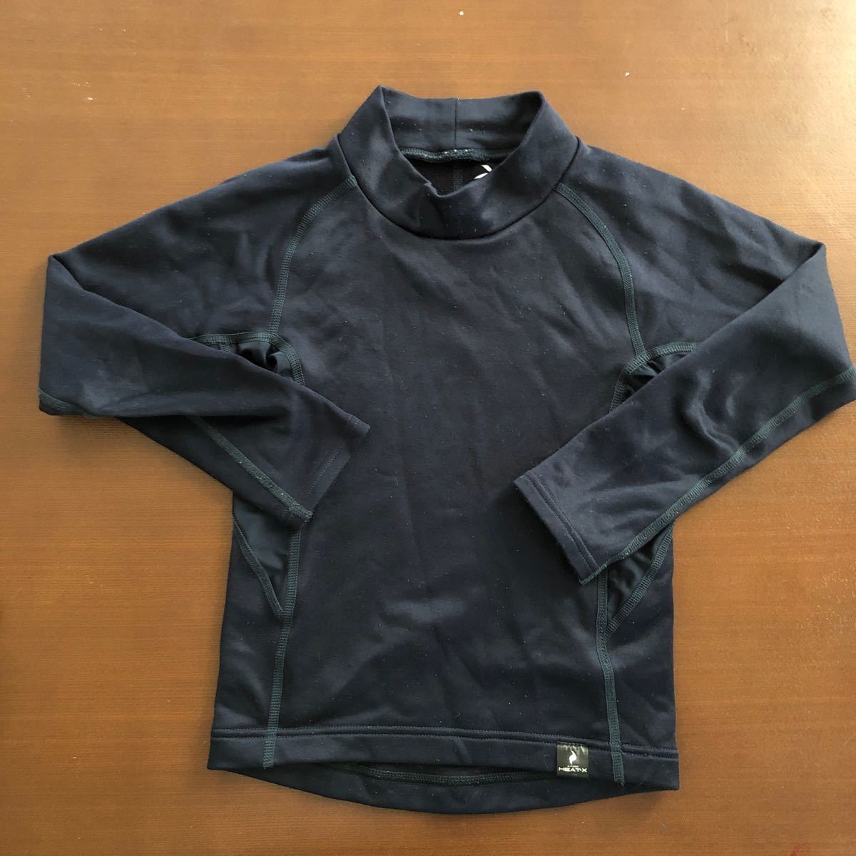アンダーシャツ 長袖　2枚セット　ブラック&ネイビー　13(