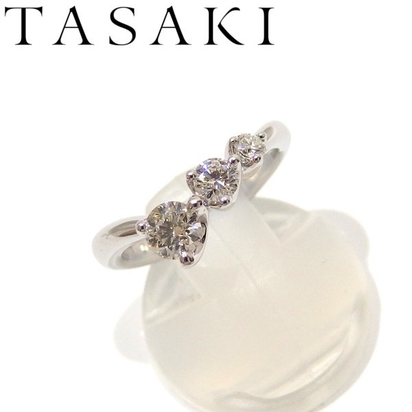 アウトレット売れ筋 良品 Tasaki ダイヤモンド 0 24ct 0 15ct K18wg デザインリング 指輪 田崎真珠 在庫品即納 Jonwai Com