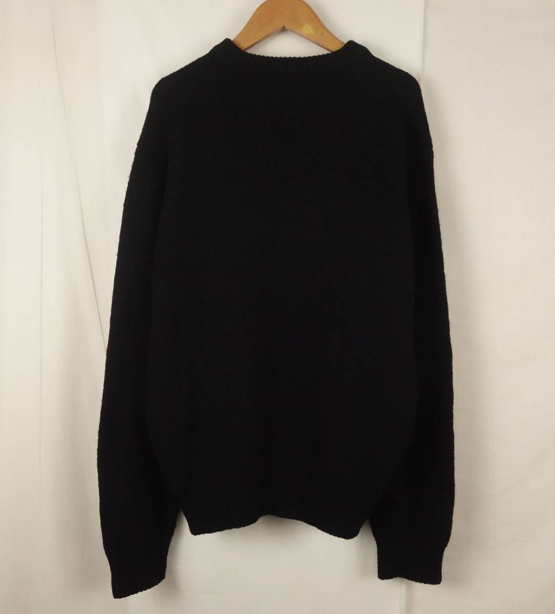 [ бесплатная доставка ] супер ценный 81/82AW Old Yohji Yamamoto Y\'s for men wise for men шерсть свитер чёрный M сделано в Японии архив 80 годы 