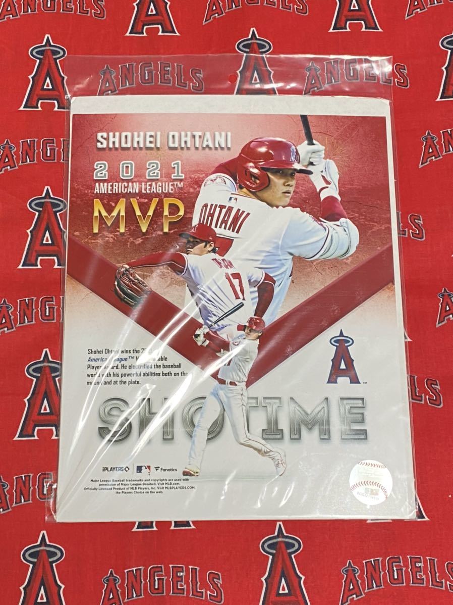 大谷翔平 写真 フォト カード 直筆サインなし Los Angeles Angels Shohei Ohtani Fanatics Authentic 2021 American League MVP Collage_画像2